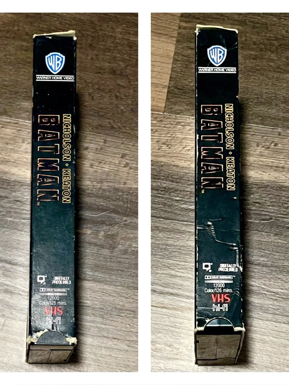 5 for $25! Vintage Batman VHS Movie!